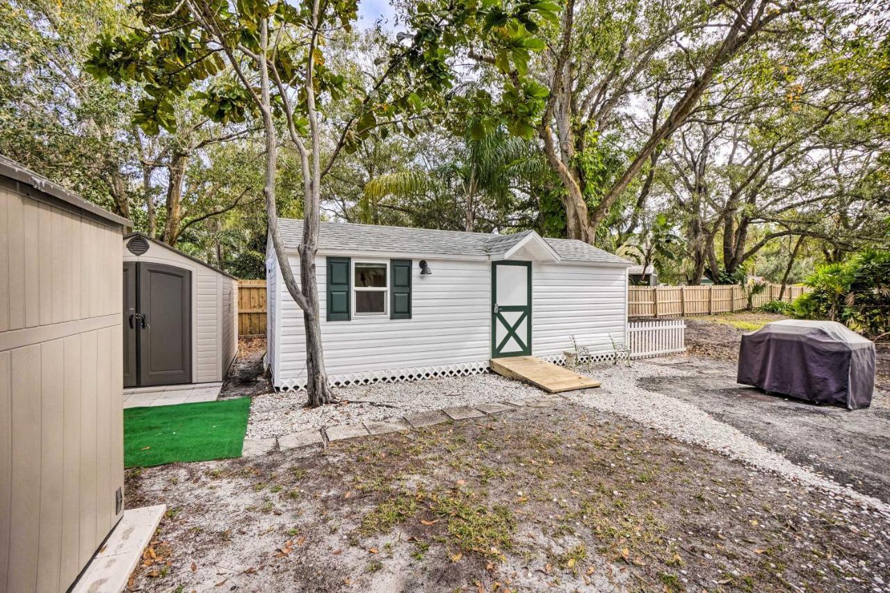 Tropical Palm Harbor Studio Walk To Gulf! Exterior foto
